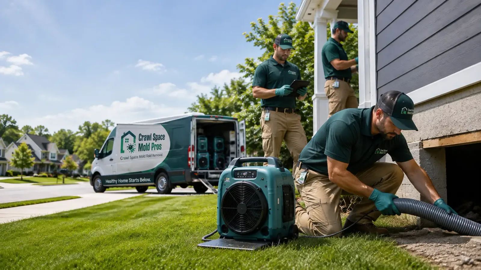 Crawl Space Mold Removal in Casstown, OH